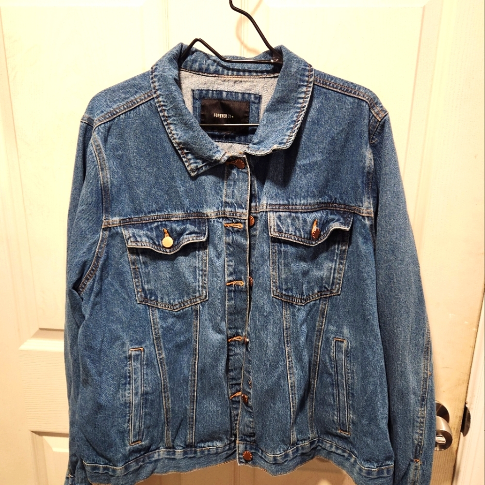 Forever 21 Blue Denim Jacket